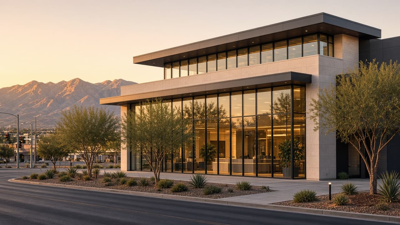 Berkshire Hathaway HomeServices Nevada Properties office area near 9406 W Lake Mead Blvd, Las Vegas